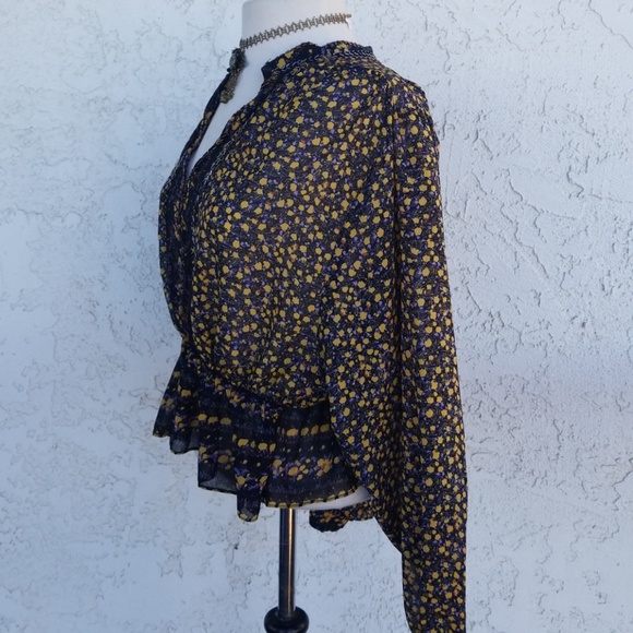 Free people bohemian flowy blouse - Picture 4 of 8